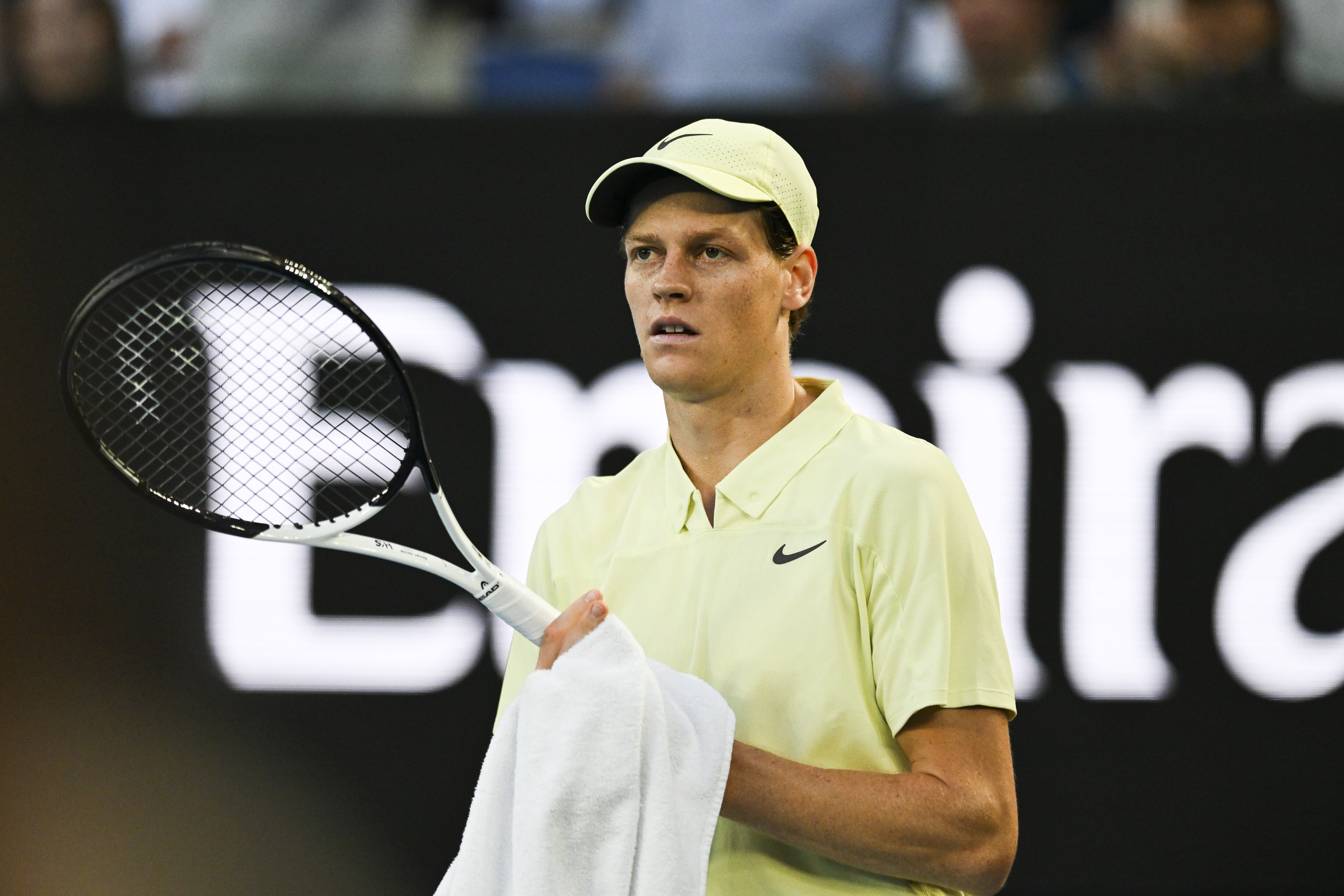 Jannik Sinner, en el Open de Australia 2025