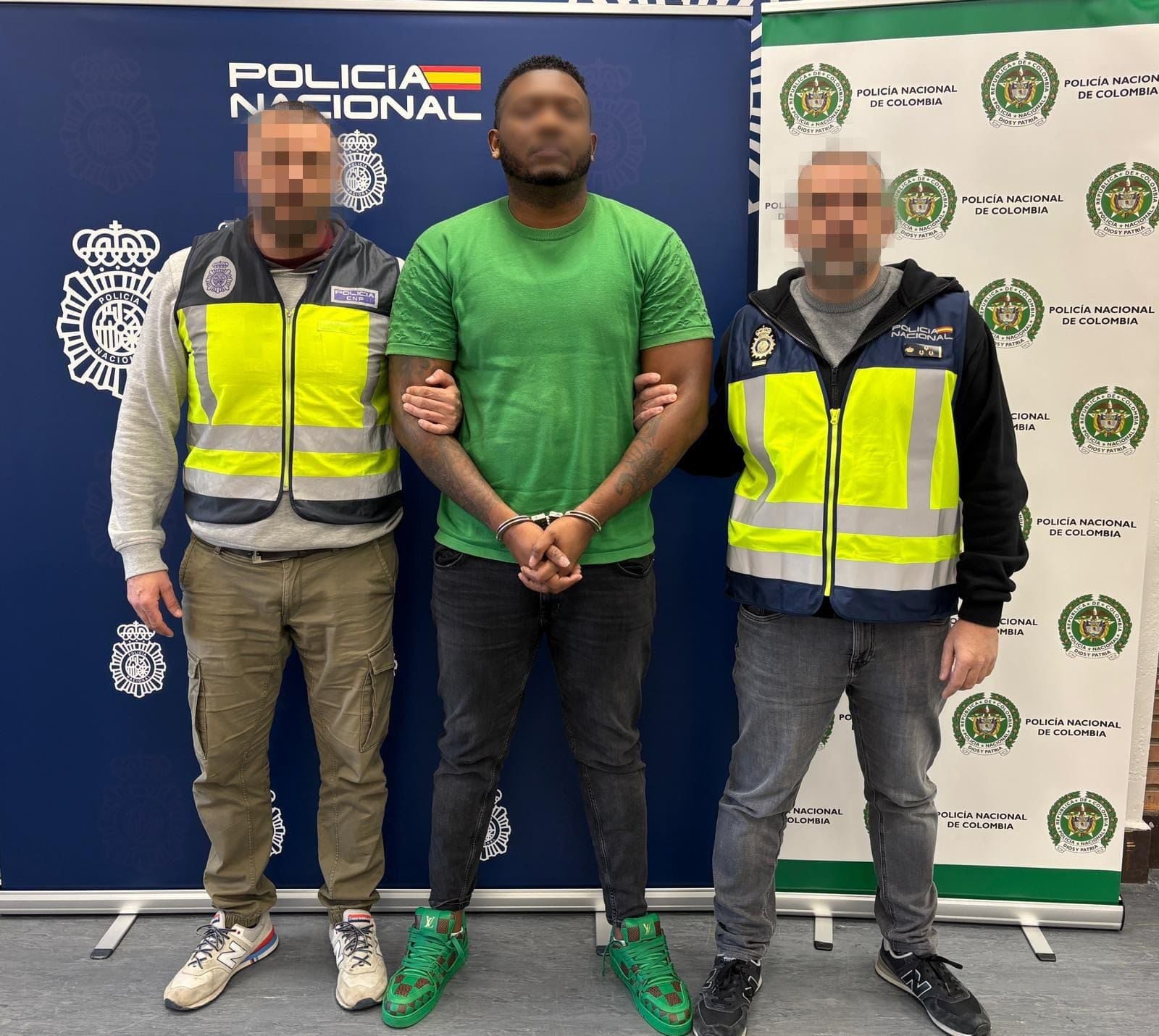 'Diego Optra', detenido en Getafe, en una operación conjunta entre las policías nacionales de España y Colombia