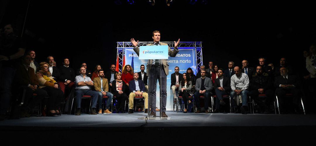 Casado presenta a los 42 candidatos de la Sierra Norte de Madrid