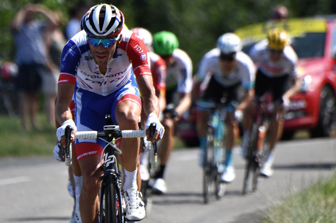 Thibaut Pinot durante la última edición del Tour de Francia.