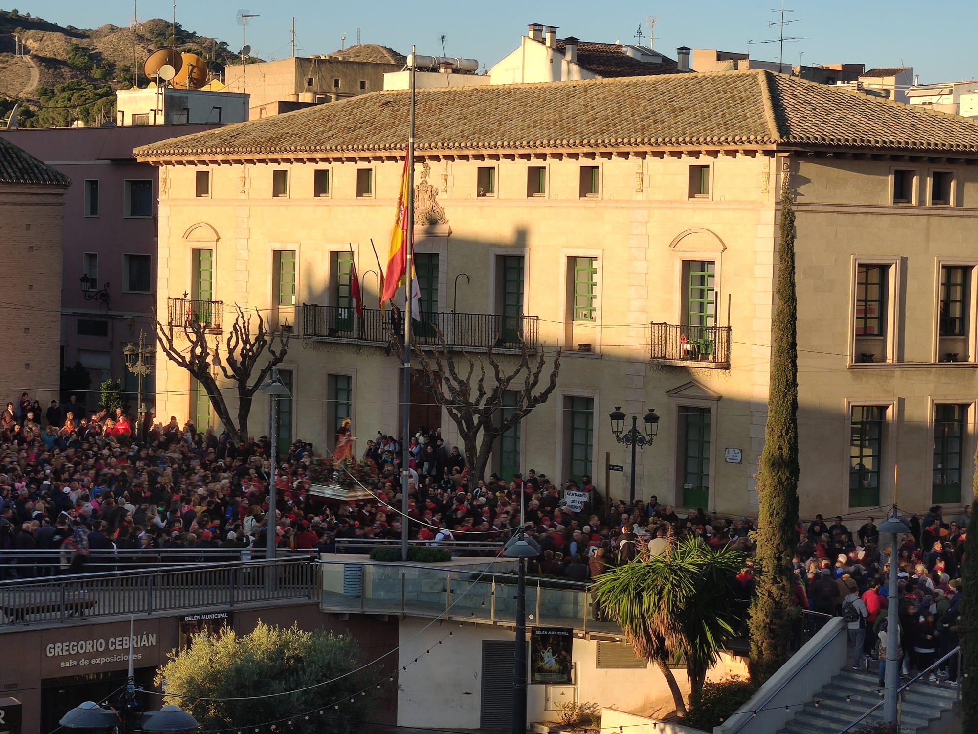 La Santa de Totana regresa a su santuario de Sierra Espuña.