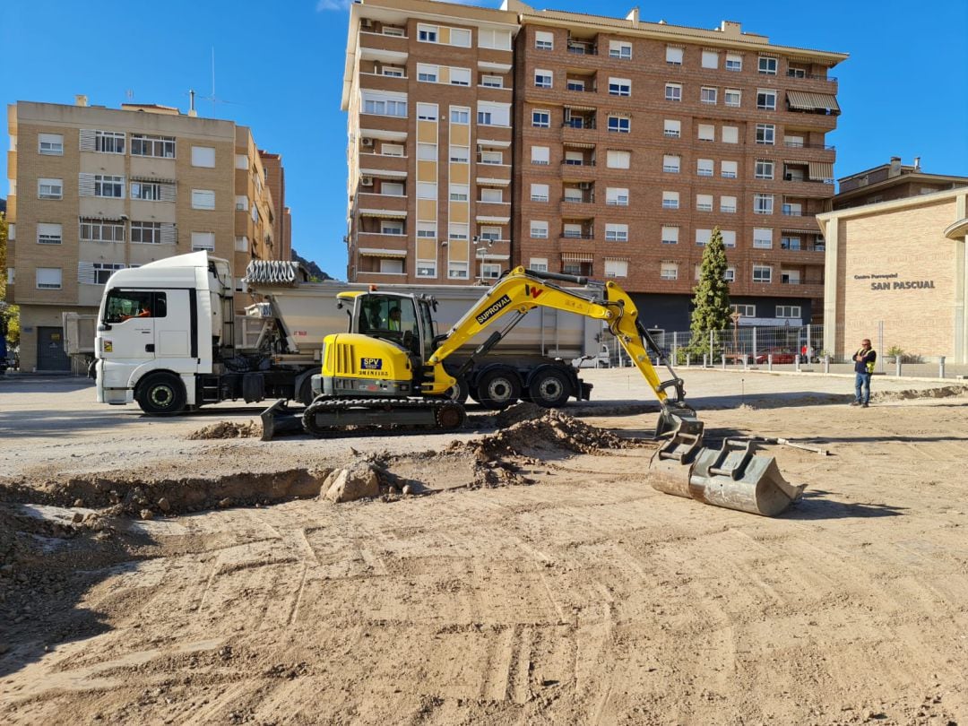 Comienzan los trabajos en las cercanías de la Iglesia de San Pascual 