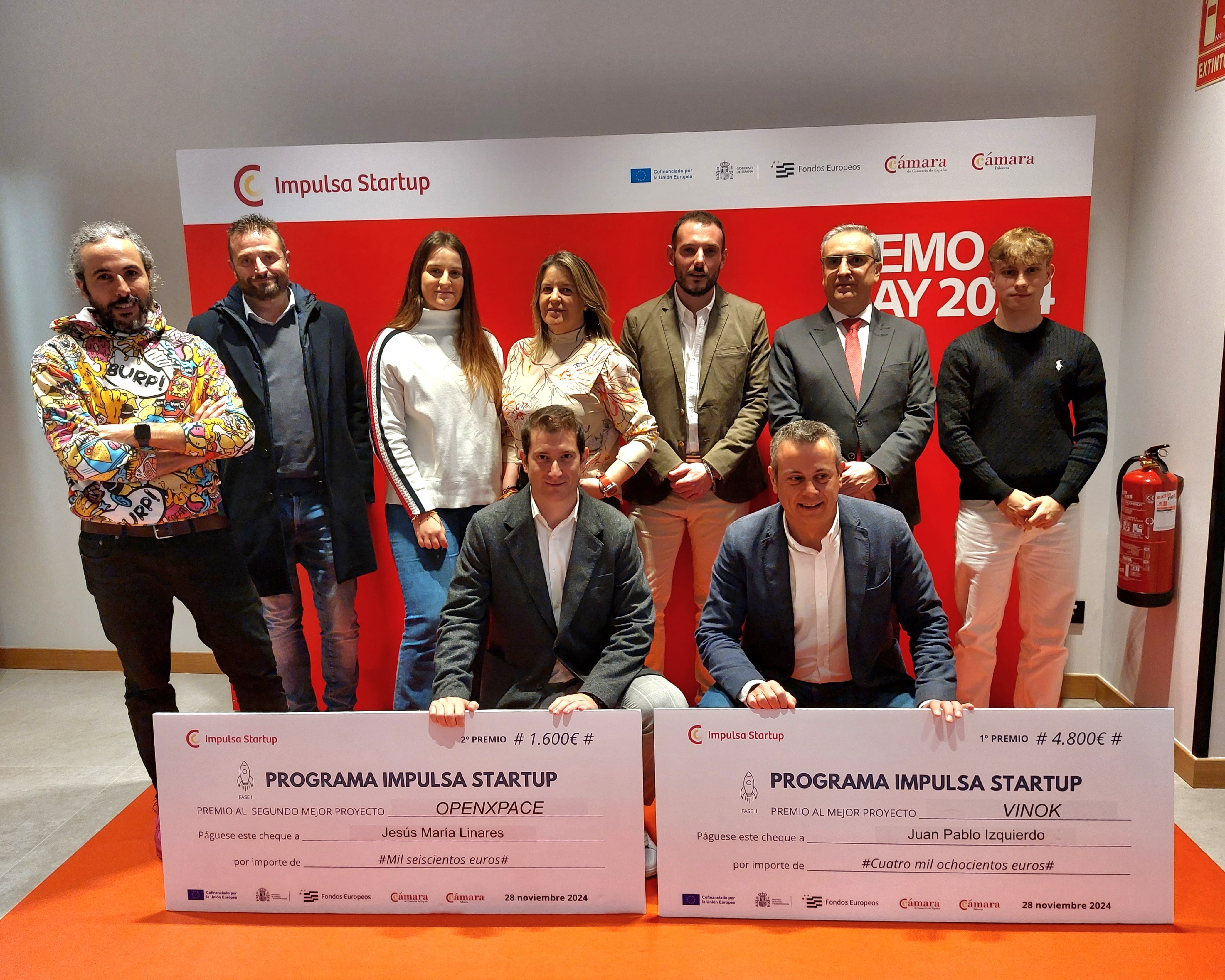 El Demo Day de la Cámara de Comercio de Palencia premia a los proyectos Vinok y OpenXpace