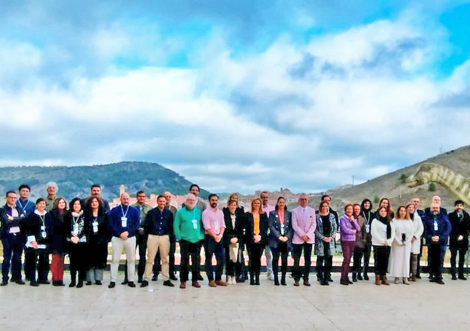 Foto de familia con participantes en la XXII Reunión de Museos de Ciencia y Técnica que concluye hoy en el Museo de Paleontología de Cuenca