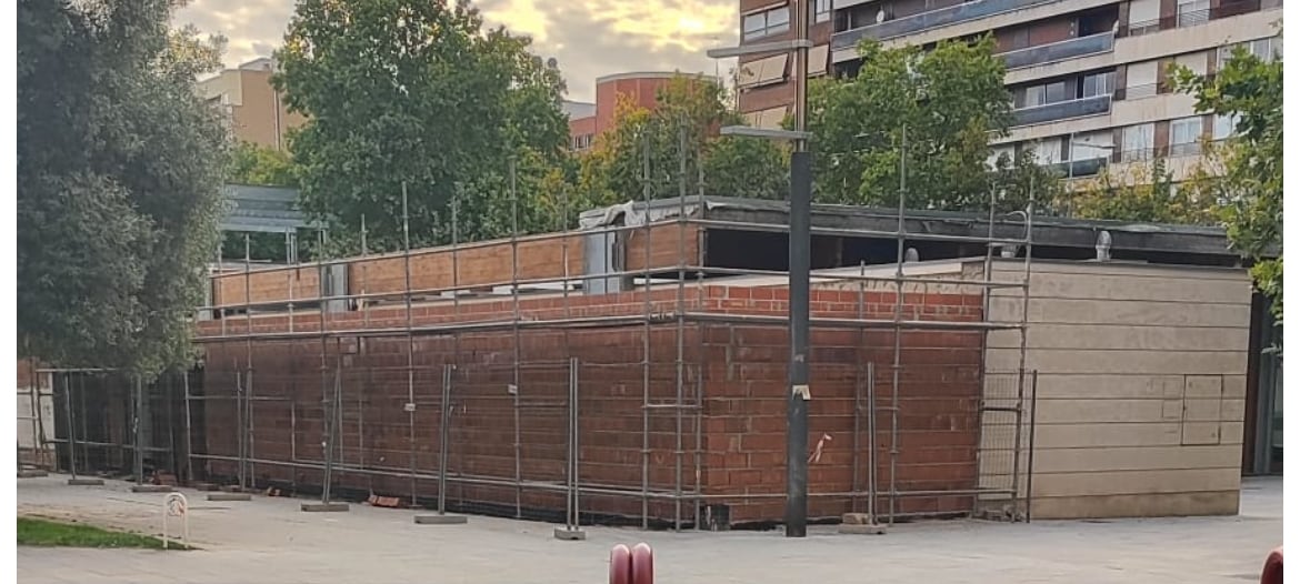 Obra de la cafetería del Salón en Palencia