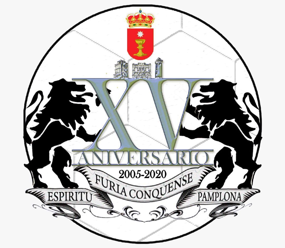 Logo del XV aniversario de la Peña