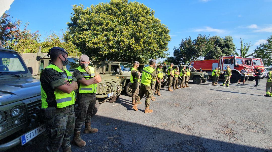 Casi 200 militares de la Brilat estarán a disposición de la Xunta en la lucha contra los incendios forestales, desde este domingo y hasta el 30 de septiembre. 	 Estará formado por 30 brigadas de la Brilat destinadas a vigilar los Montes, tres mas que el p