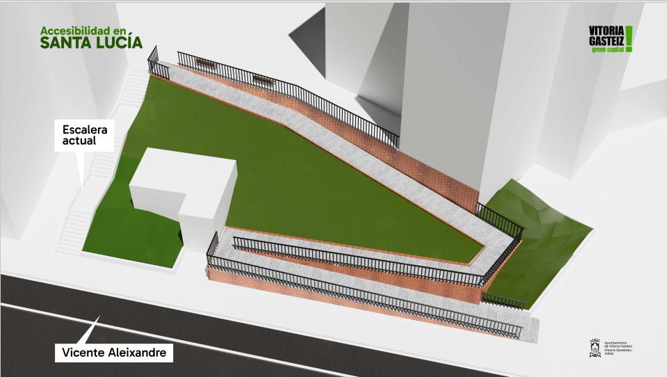 Mapa de actuación en Santa Lucía