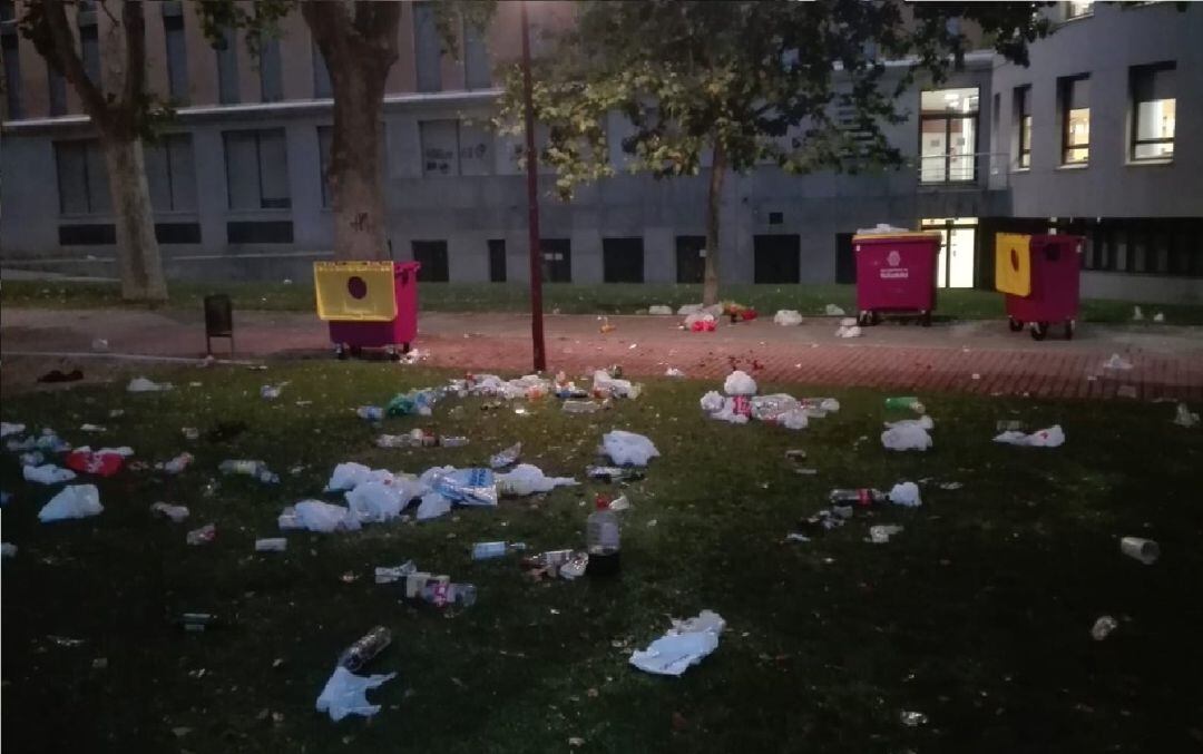 Imagen del parque de los Viveros el jueves 13 de septiembre