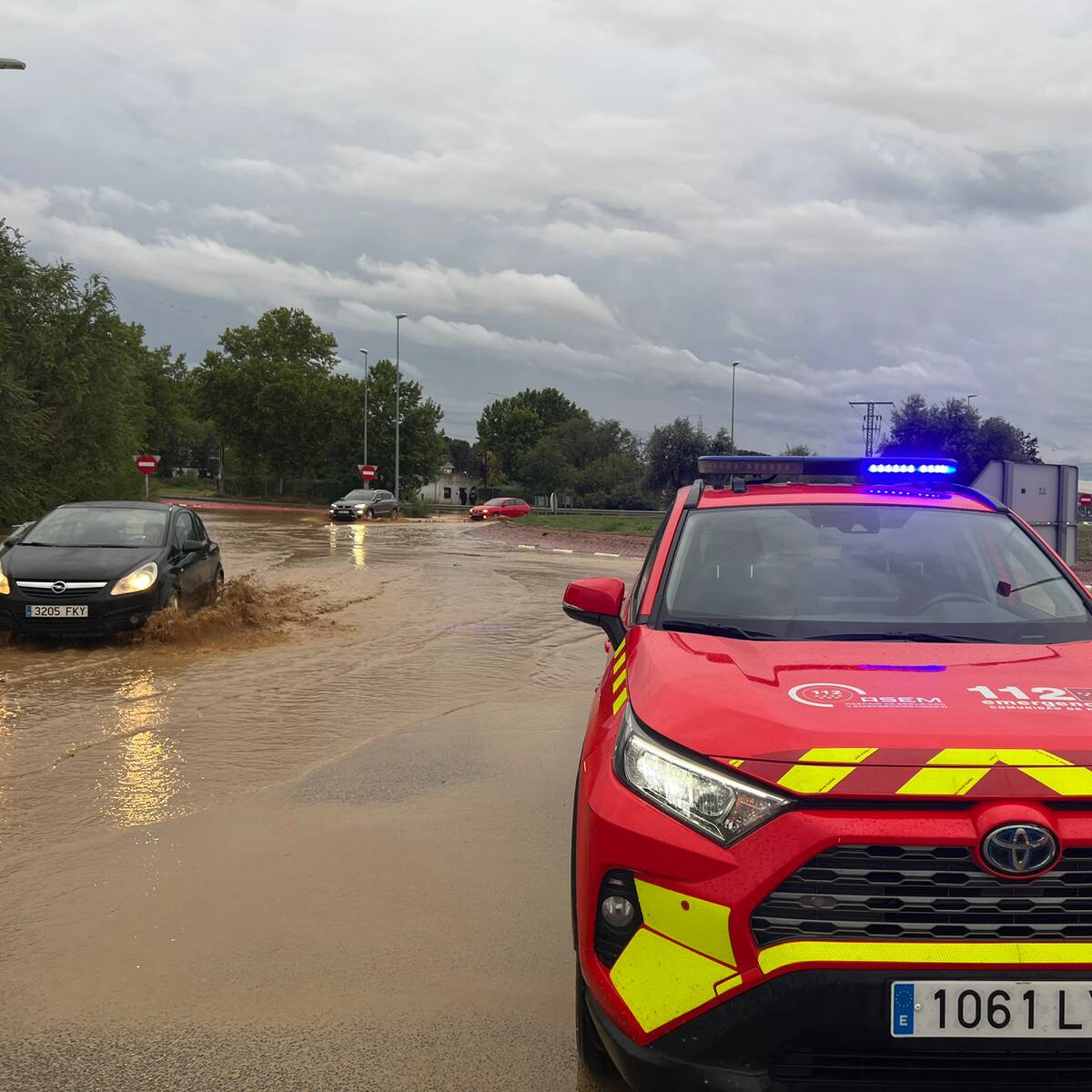 Garajes y sótanos inundados en Soto del Real, Manzanares, Algete y Colmenar Viejo por las lluvias