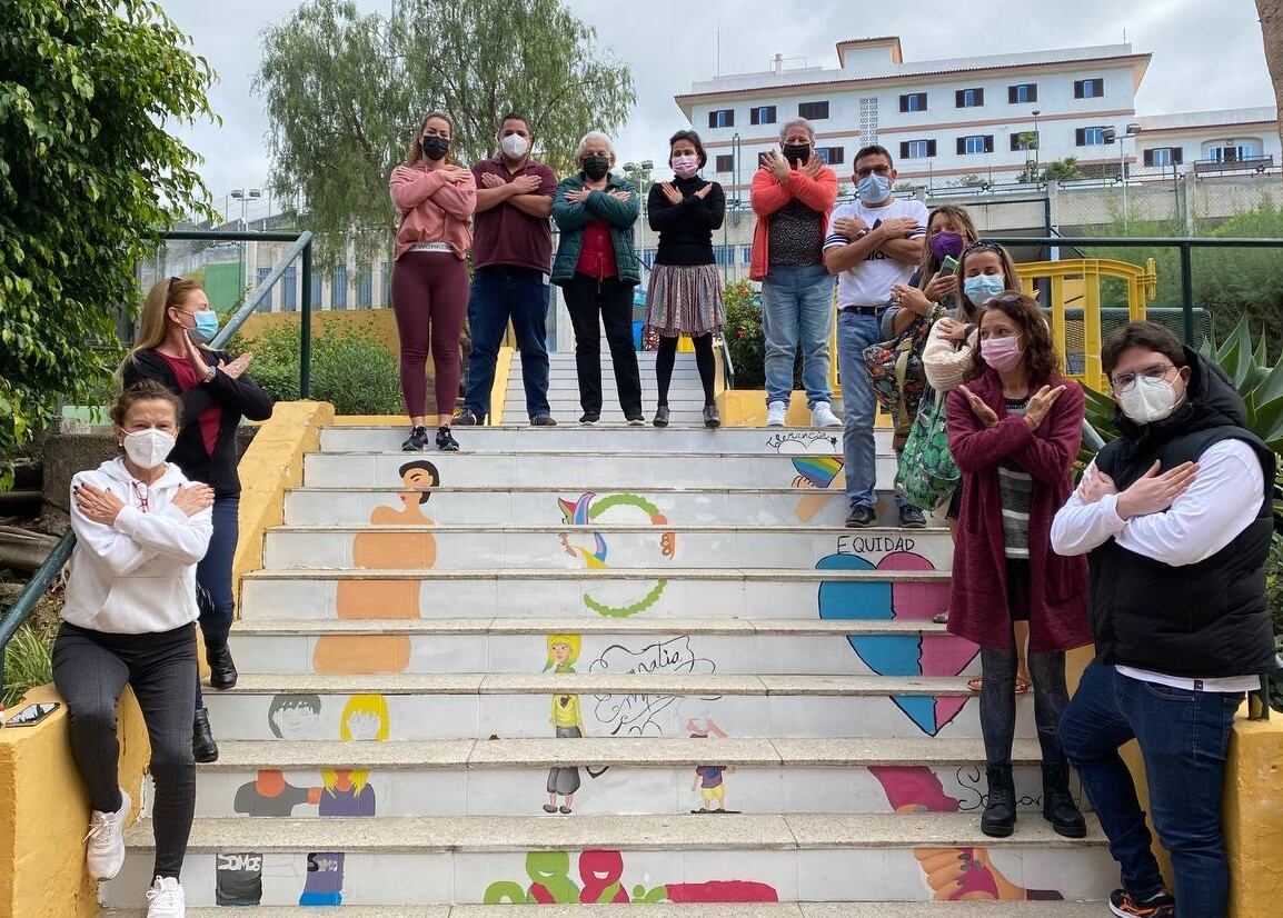 Celebración del 8M en la Escuela Oficial de Idiomas de Puerto de la Cruz