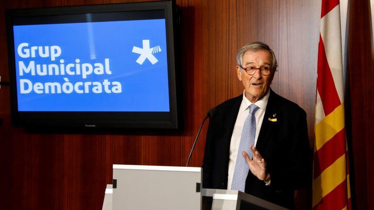 El exalcalde de Barcelona y jefe del grupo del PDeCat en el Ayuntamiento de la ciudad, Xavier Trias.