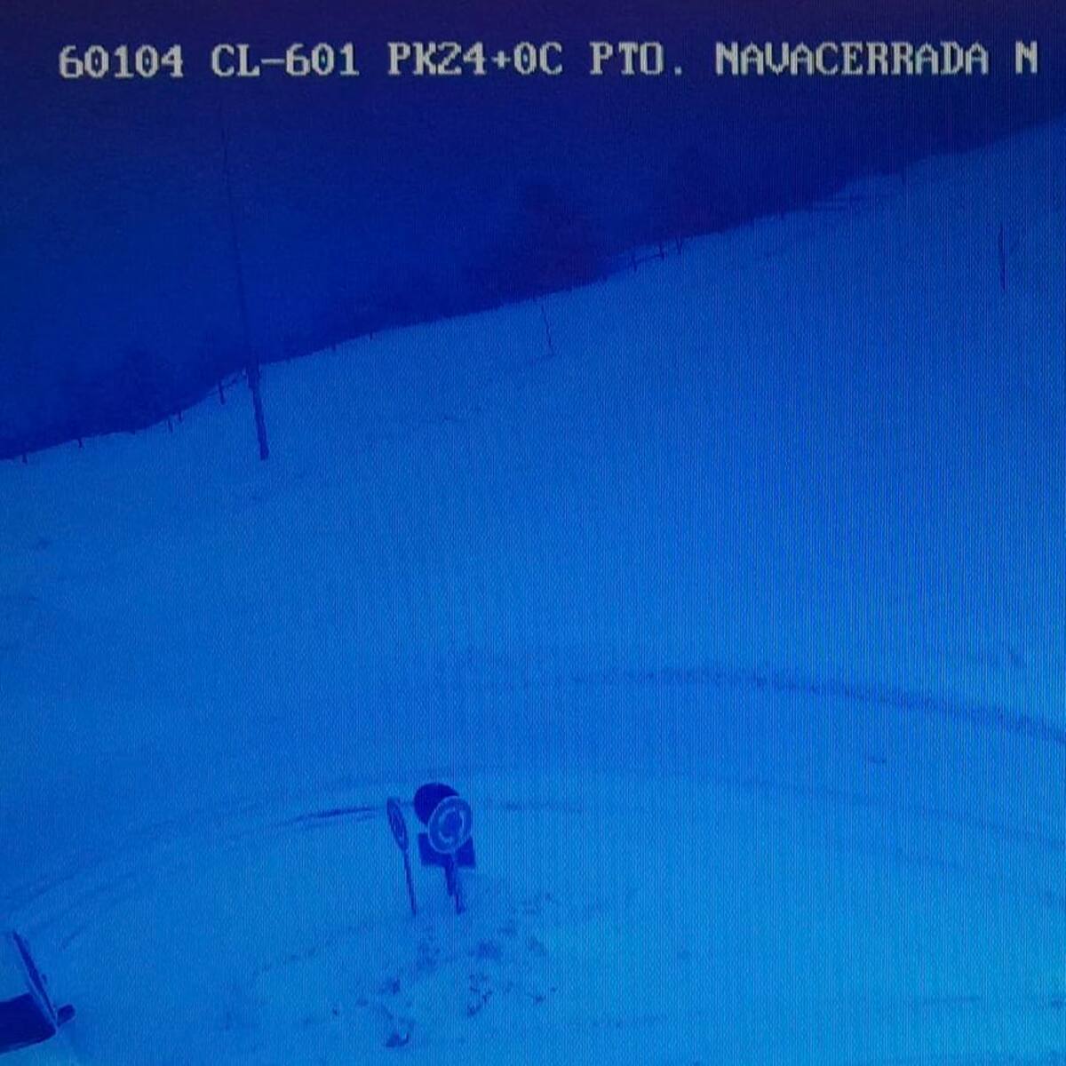 Aviso amarillo por nieve en la sierra de Madrid hasta la madrugada del sábado