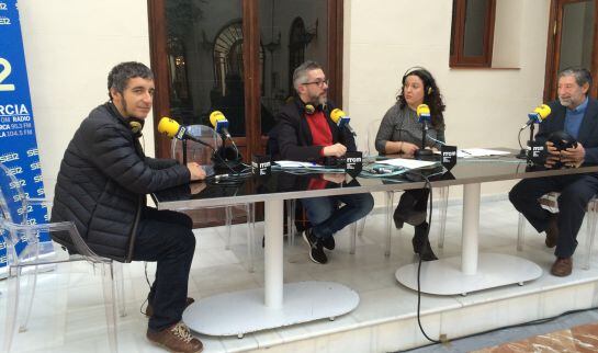 Pedro Alberto Cruz, Paco Sánchez, Maica Sánchez y Esteban Egea.