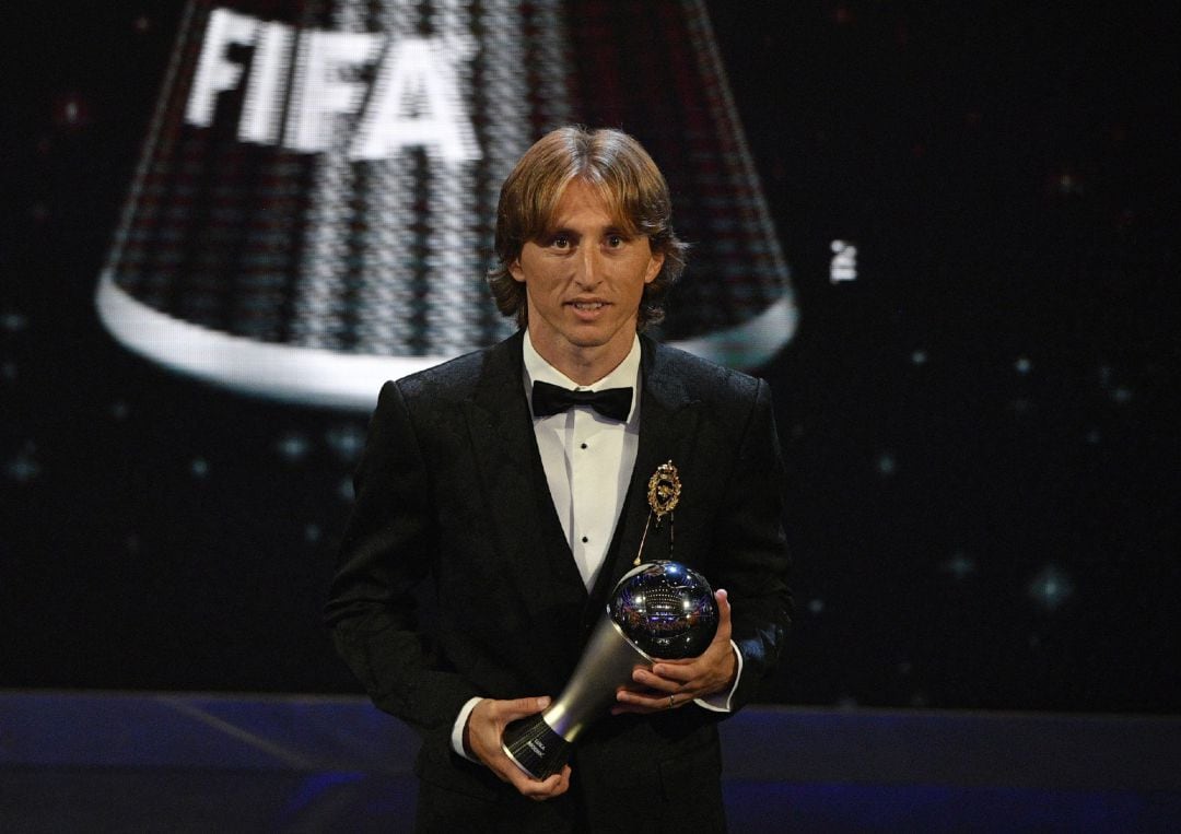 Modric, como ganador de &#039;The Best&#039;