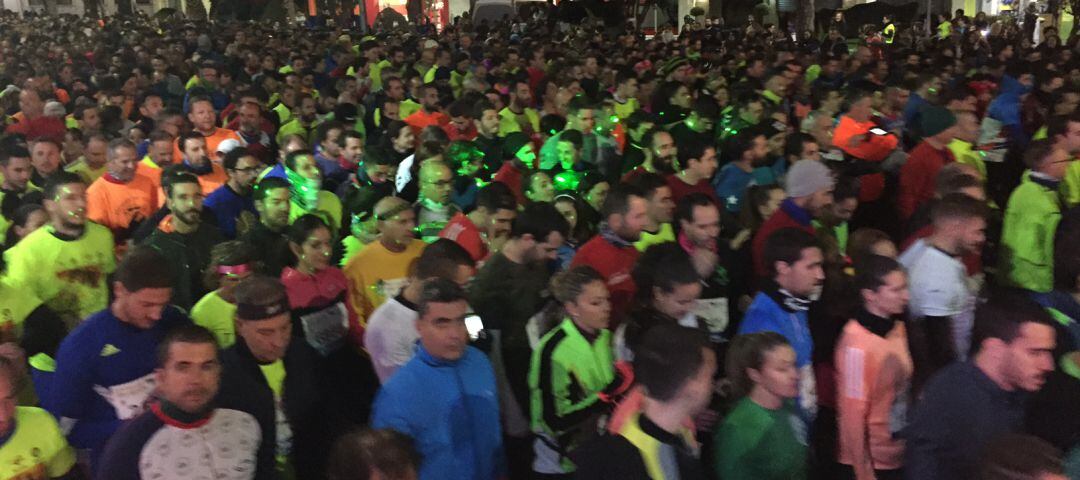 Corredores en San Antón.