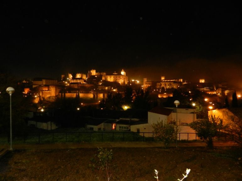 Nueva iluminación nocturna de Cáceres