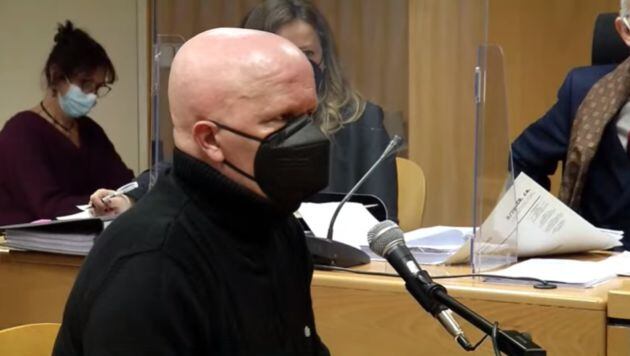 Paco Sanz durante el juicio celebrado hoy