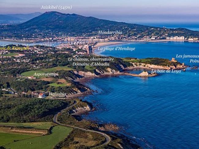 Instantánea en la que apreciamos lo cerca que está Hendaya de Hondarribia