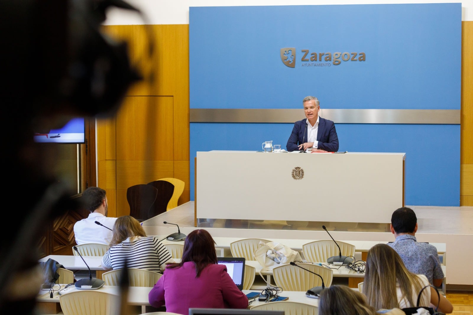 Víctor Serrano, en rueda de prensa