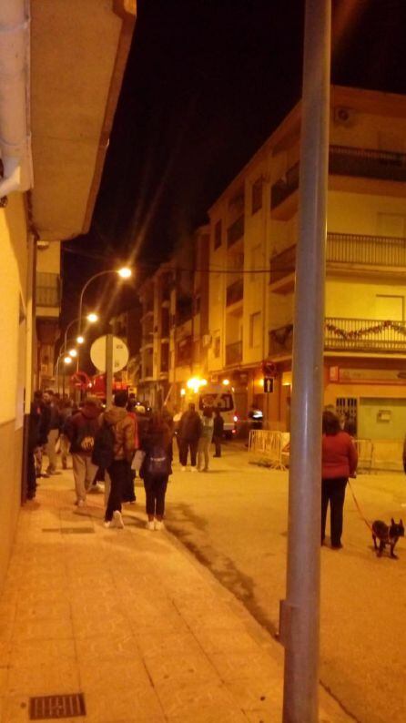 Incendio de una vivienda de Martos