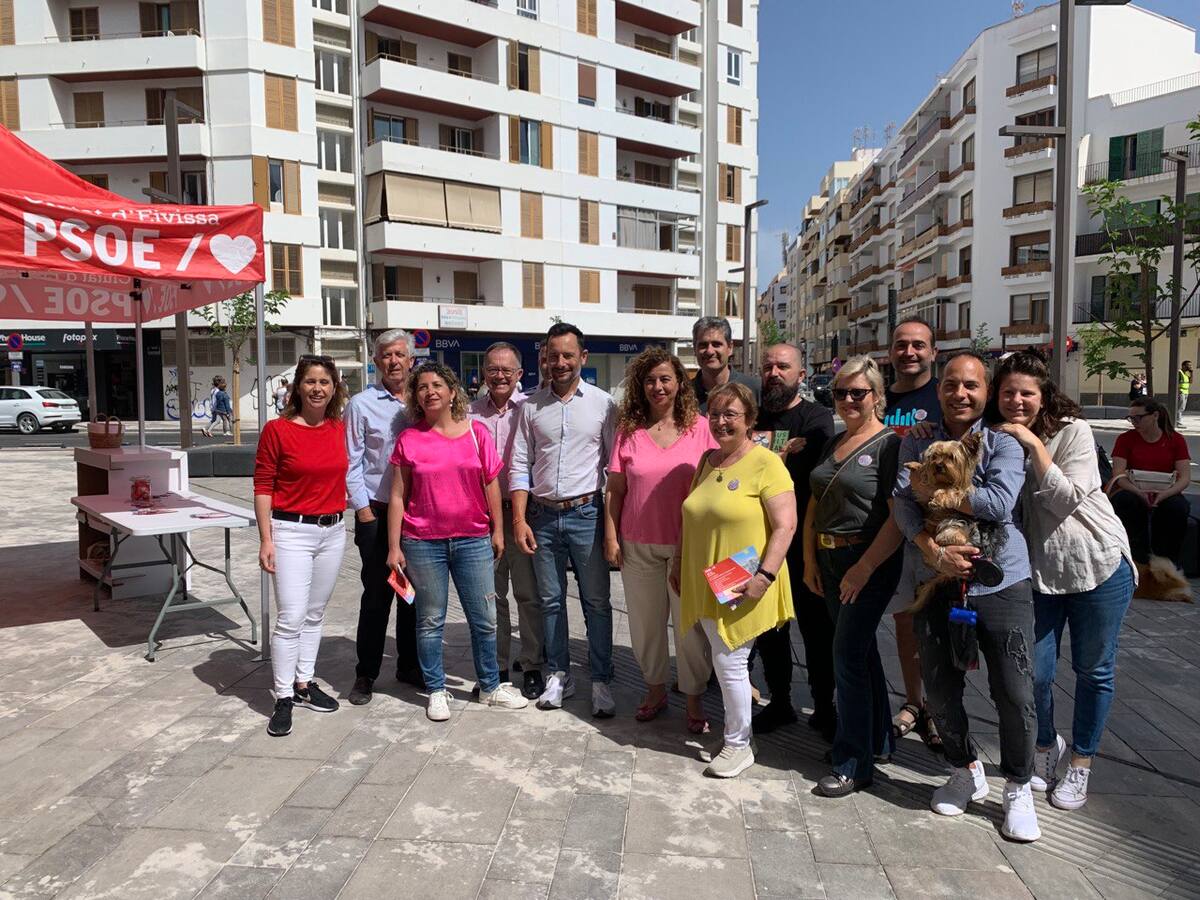 El PSOE de Ibiza promete transformar la E-10 en una avenida de bajas emisiones con 1500 plazas de aparcamiento soterrado