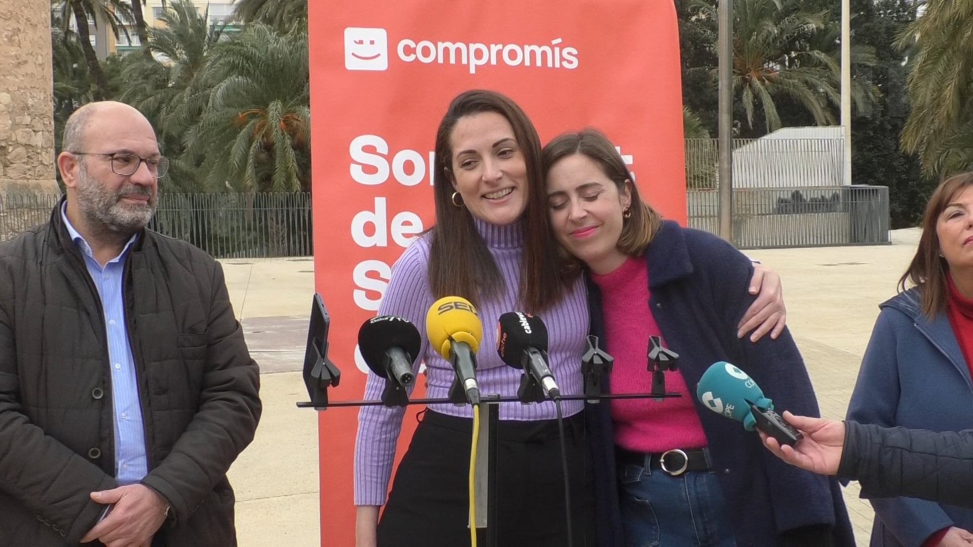 Esther Díez, Marian Campello y Felip Sànchez (Compromís per elx)