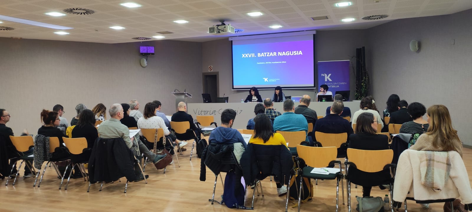 La asamblea se ha desarrollado en el Palacio de Congresos Europa de Vitoria