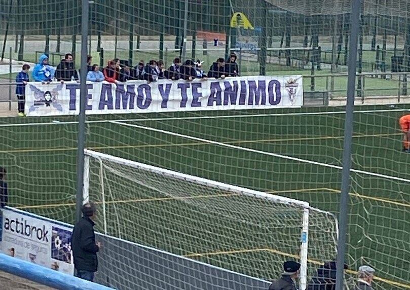 Aficionados del Villena CF en Moixent