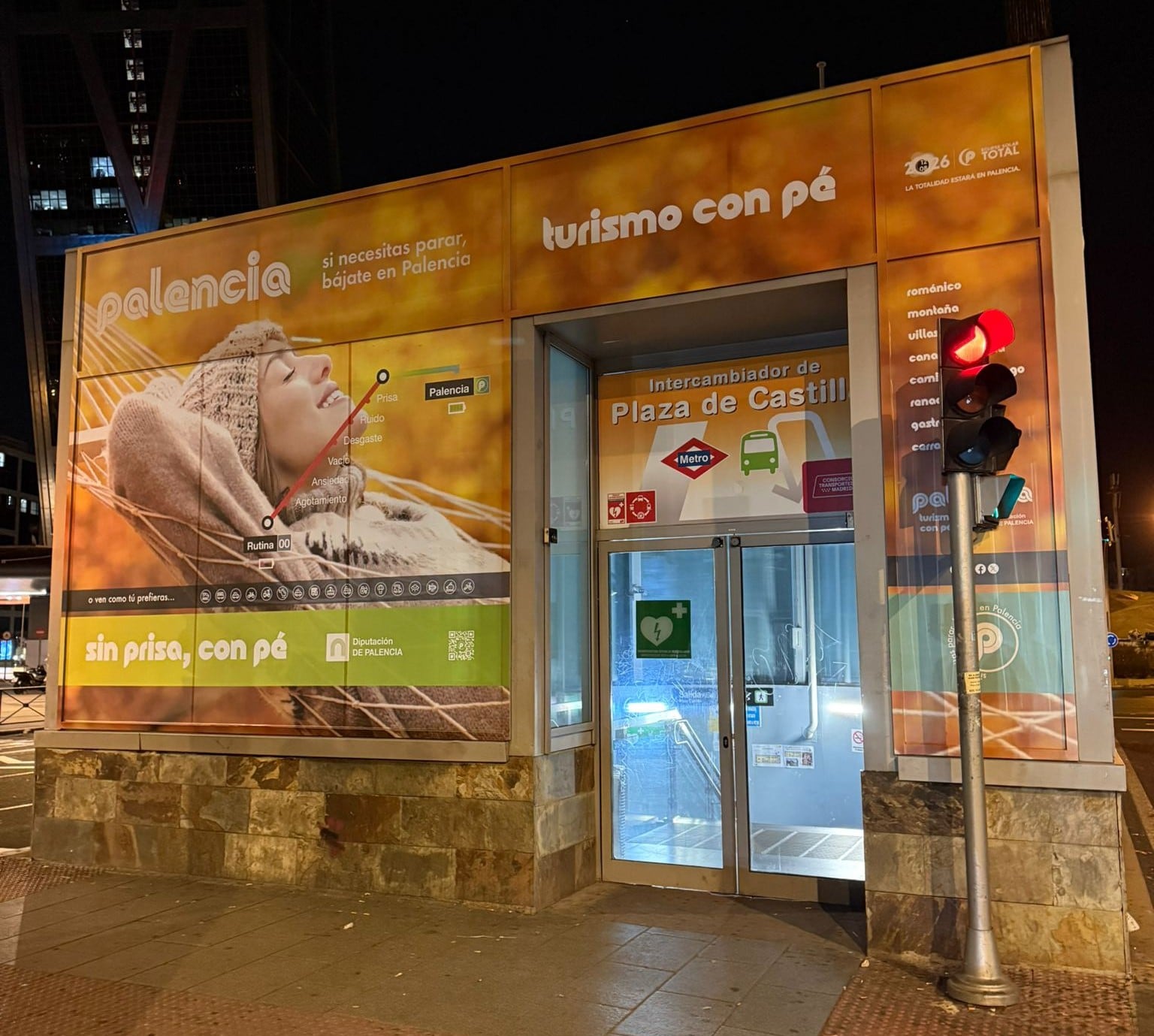 La Diputación de Palencia lanza la nueva campaña publicitaria en Madrid con el lema “Si necesitas parar, bájate en Palencia”