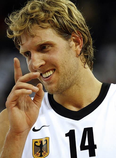 Dirk Nowitzki, estrella de la selección alemana.
