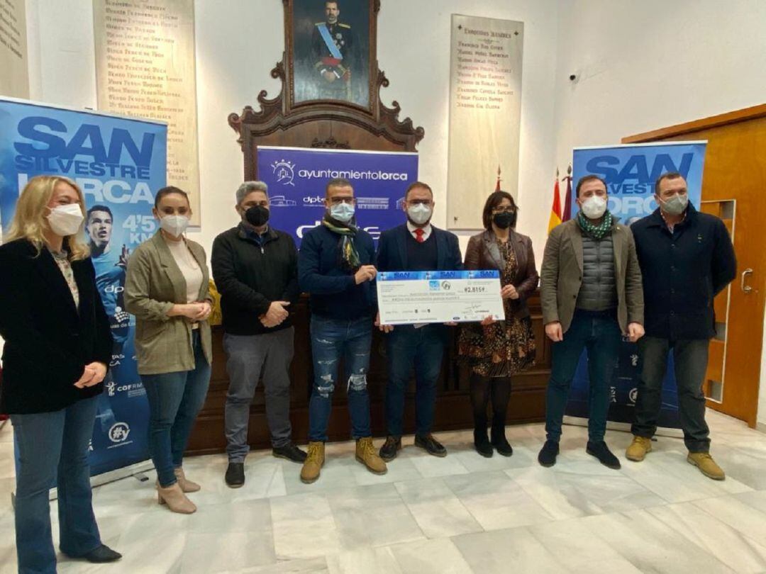 La VIII San Silvestre &#039;Ciudad de Lorca&#039; recauda 2.815 euros a beneficio de Alzheimer Lorca