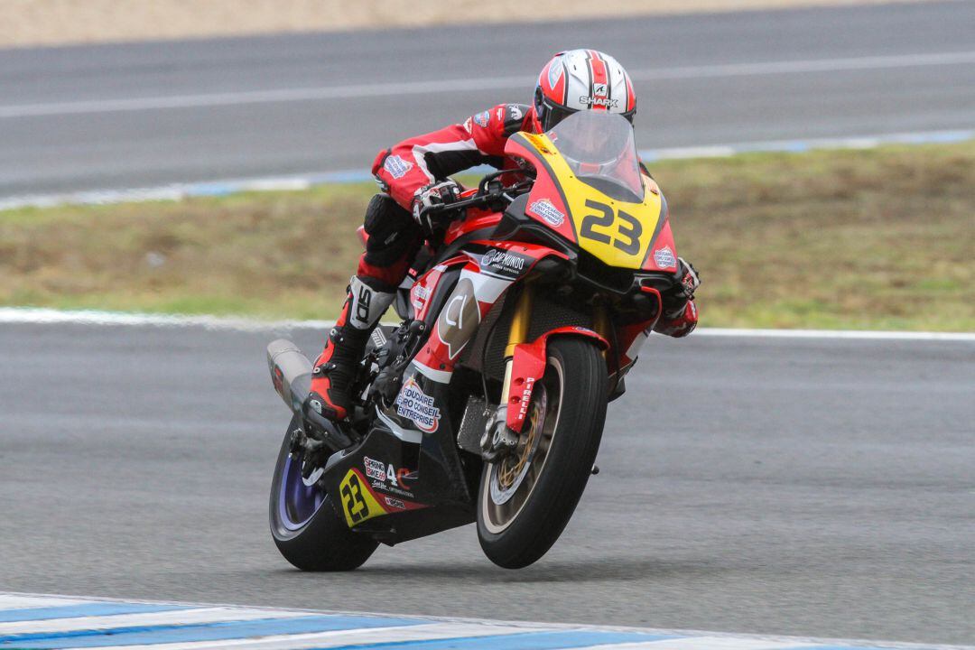 Christophe Ponsson, ganador el sábado en Superstock 1000