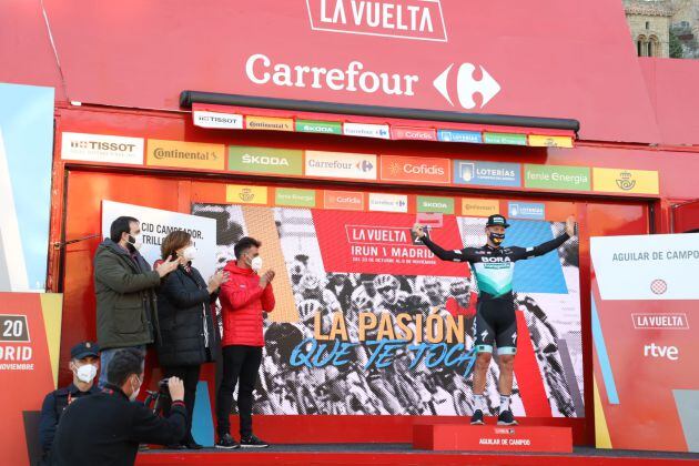 Pascal Ackermann, del Bora Hansgrohe, ganador de la novena etapa de La Vuelta