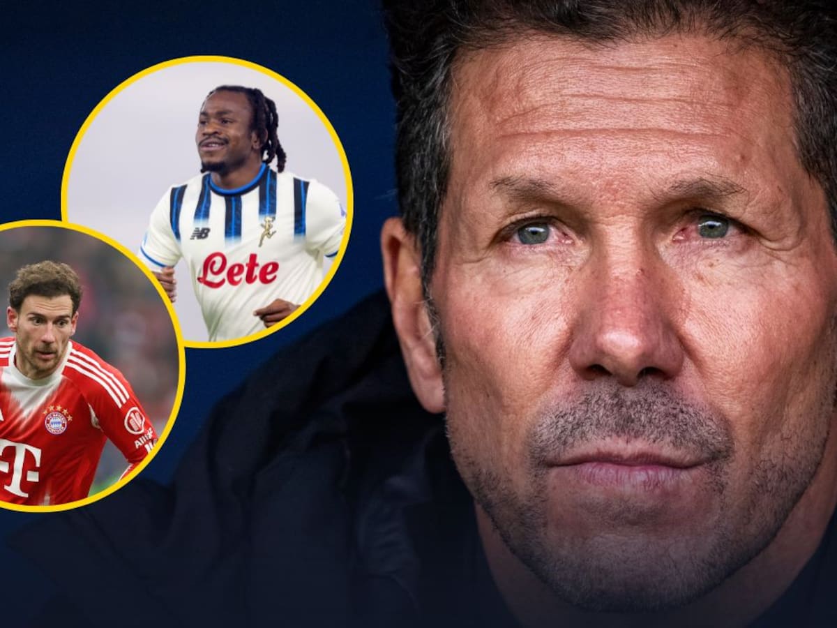 Simeone y Alemany llegan a la conclusión de que no es suficiente con la plantilla actual: Goretzka y Lookman, opciones reales