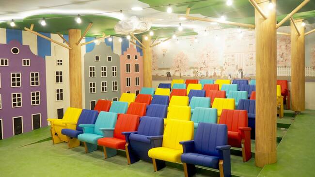 Sala de cine para los niños ingresados en el Hospital Clínico Universitario de Valladolid