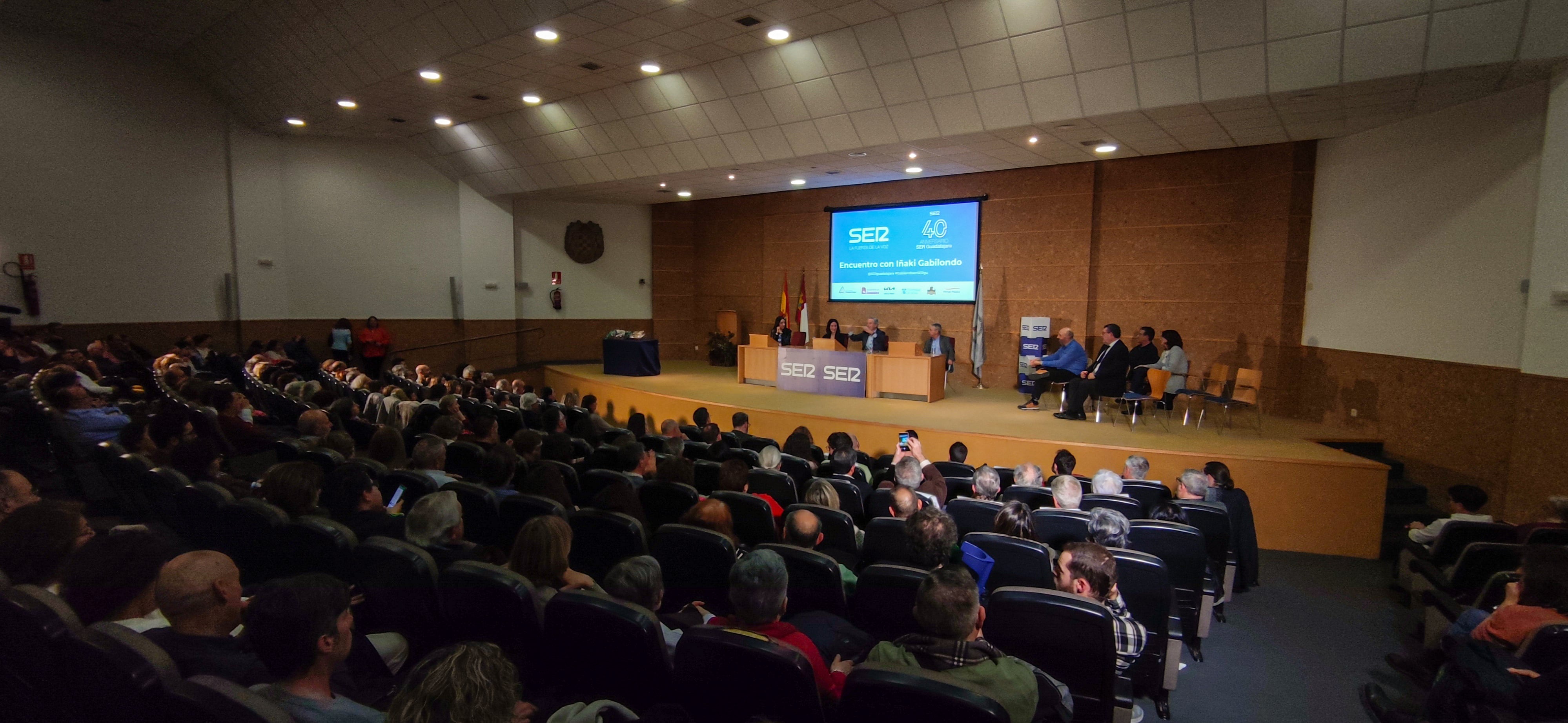 Encuentro con Iñaki Gabilondo en Guadalajara/Foto David Torres Pasabados