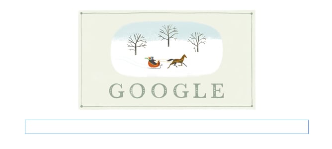 Con este Doodle felicita Google las fiestas a sus usuarios