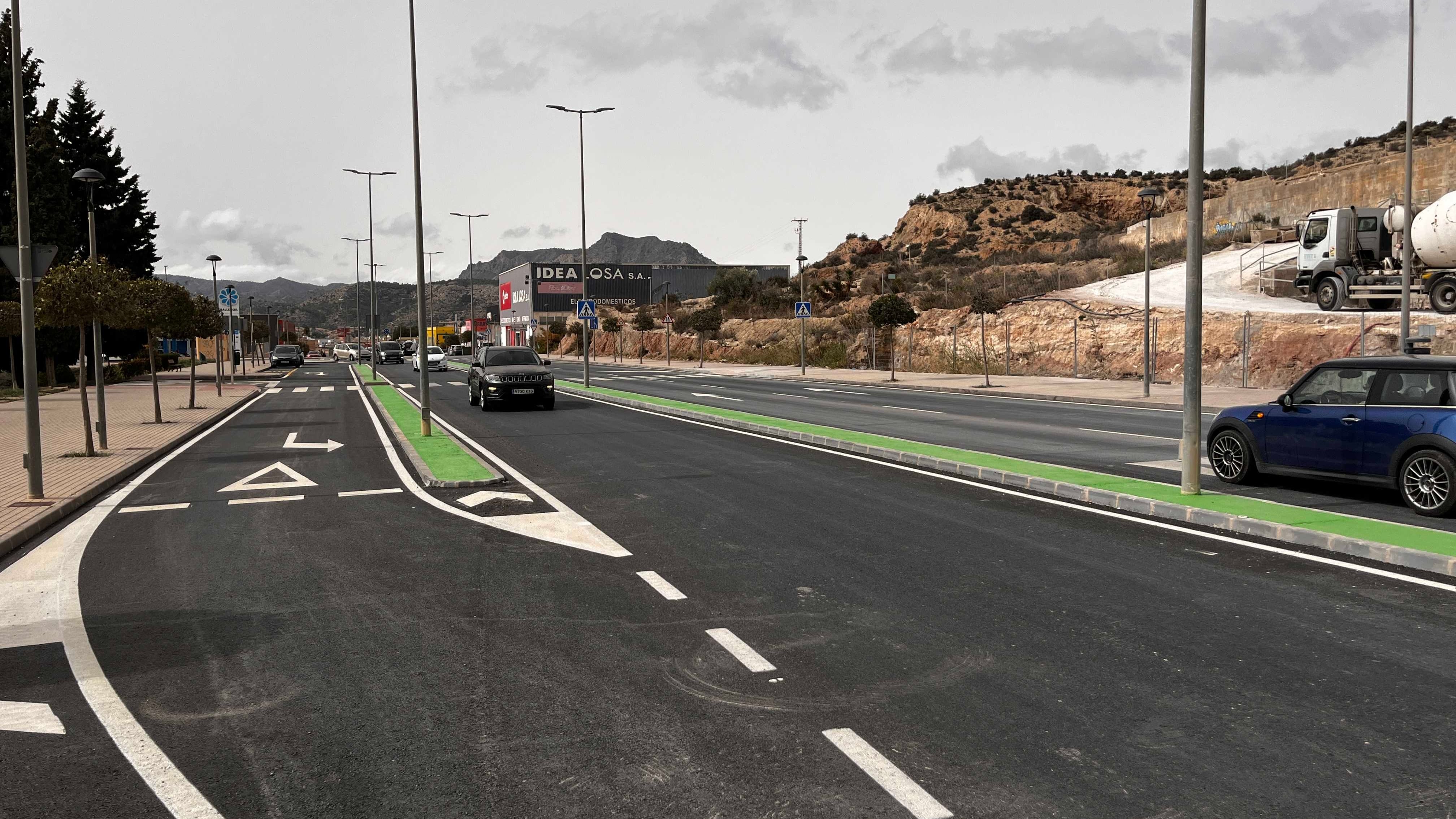 Fin de obras en el polígono del Guirney de Petrer