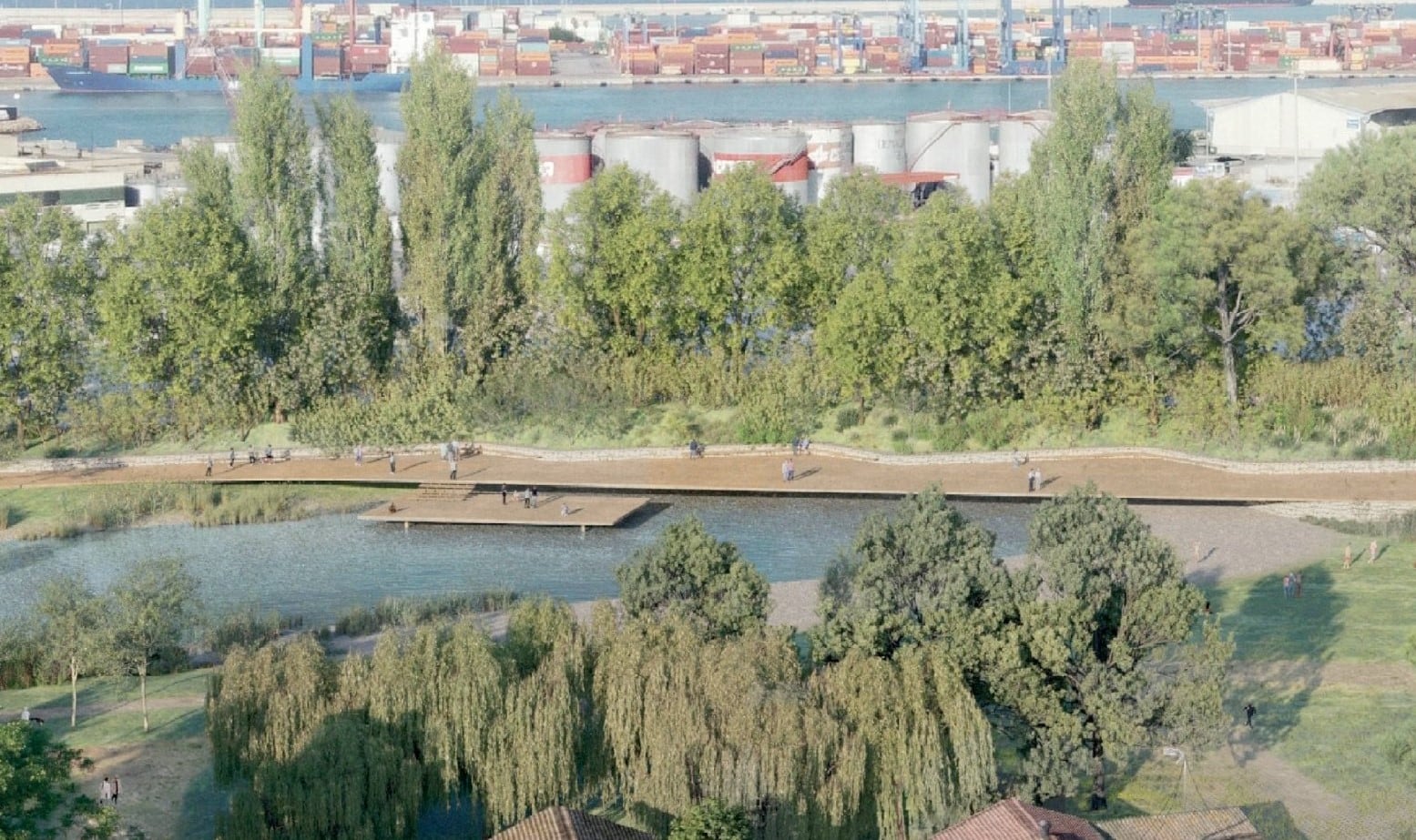 (Con)fluir, la propuesta ganadora del concurso de ideas para el nuevo Parque de Desembocadura de València