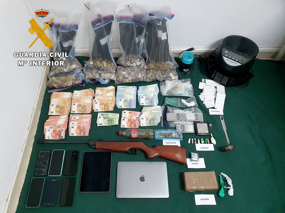 Nueve detenidos por tráfico de drogas en la comarca de Cazorla