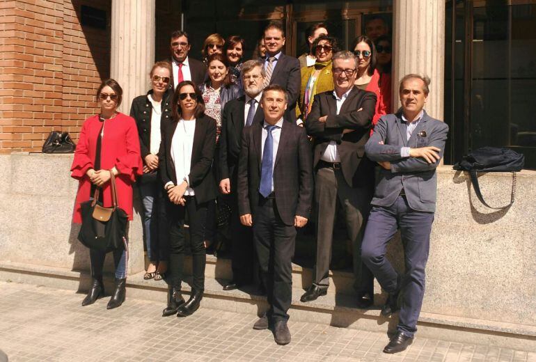 Los abogados se manifiestan en Aranda por una Justicia con más medios