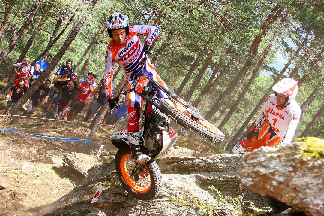 Toni Bou a la passada edició del Trial d'Andorra.