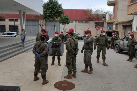 Presencia militar en Oropesa (Castellón)