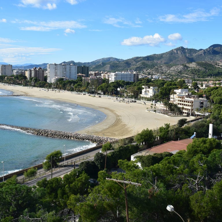 Imagen de la playa Almadrava de Benicàssim