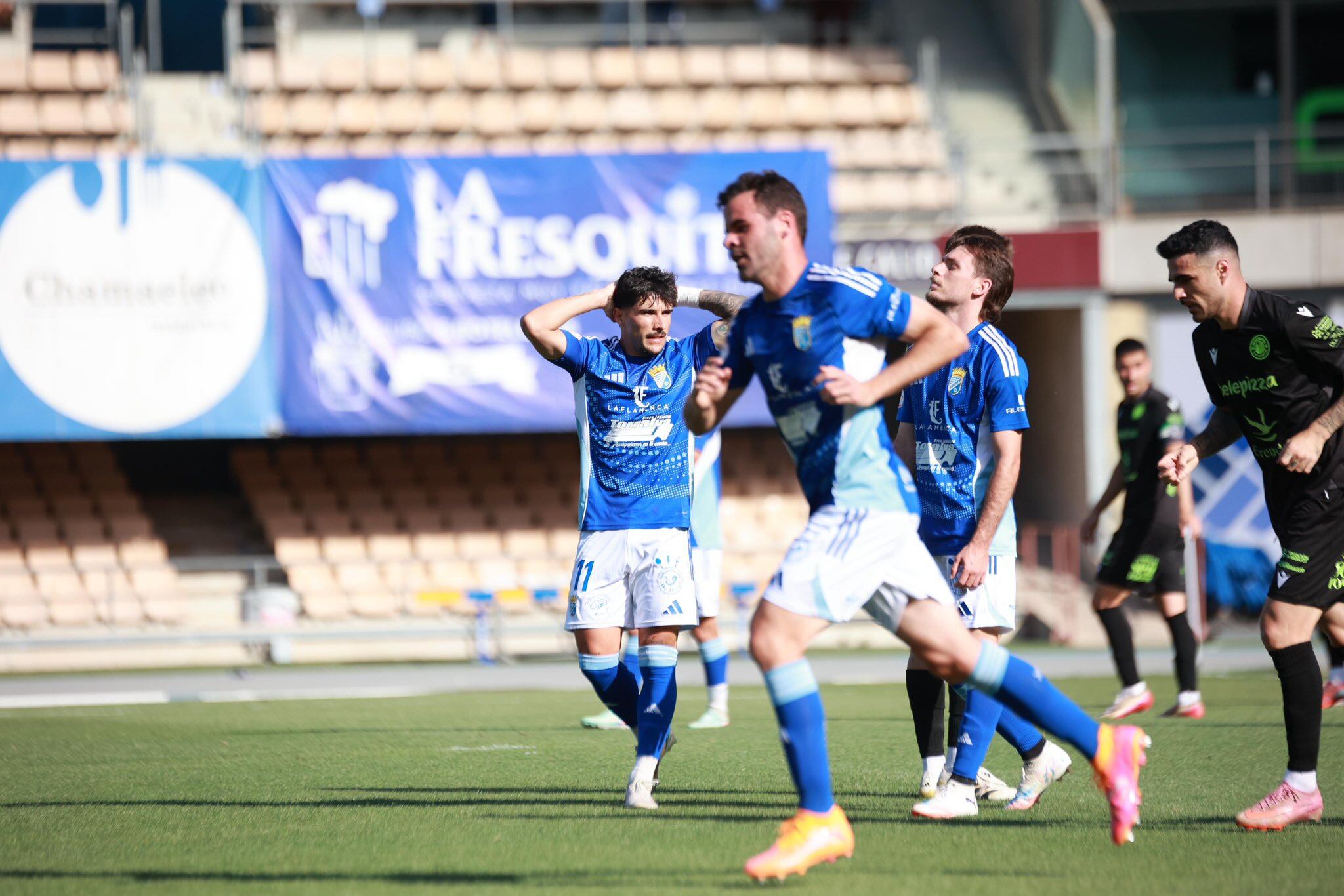 Imagen del partido entre el Xerez CD y el Extremadura
