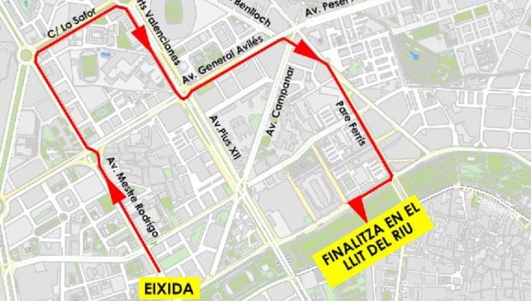 Itinerario de la carrera