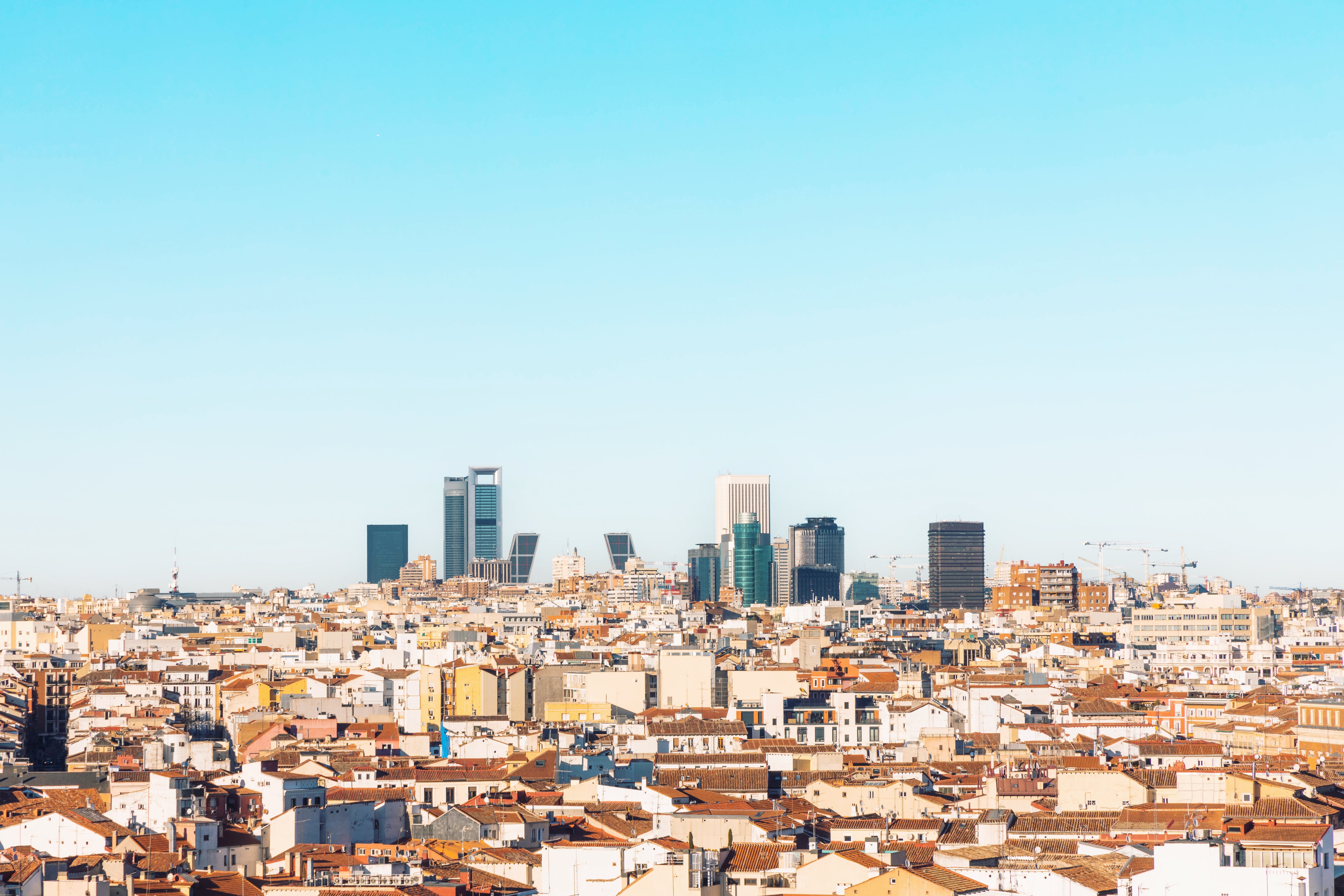 Fotografía de la ciudad de Madrid.