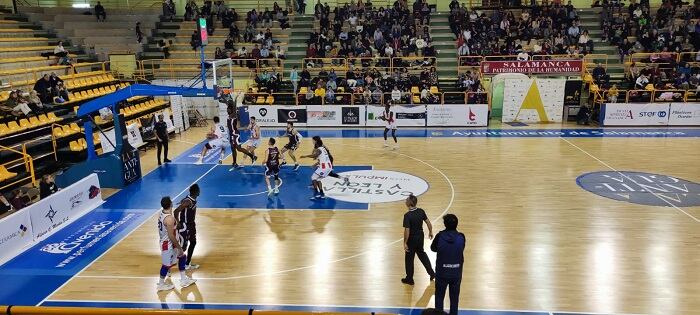 Un momento del partido