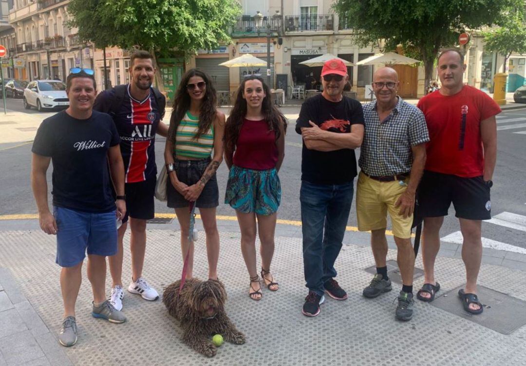 El Bahía de Almería en las calles de Valencia.